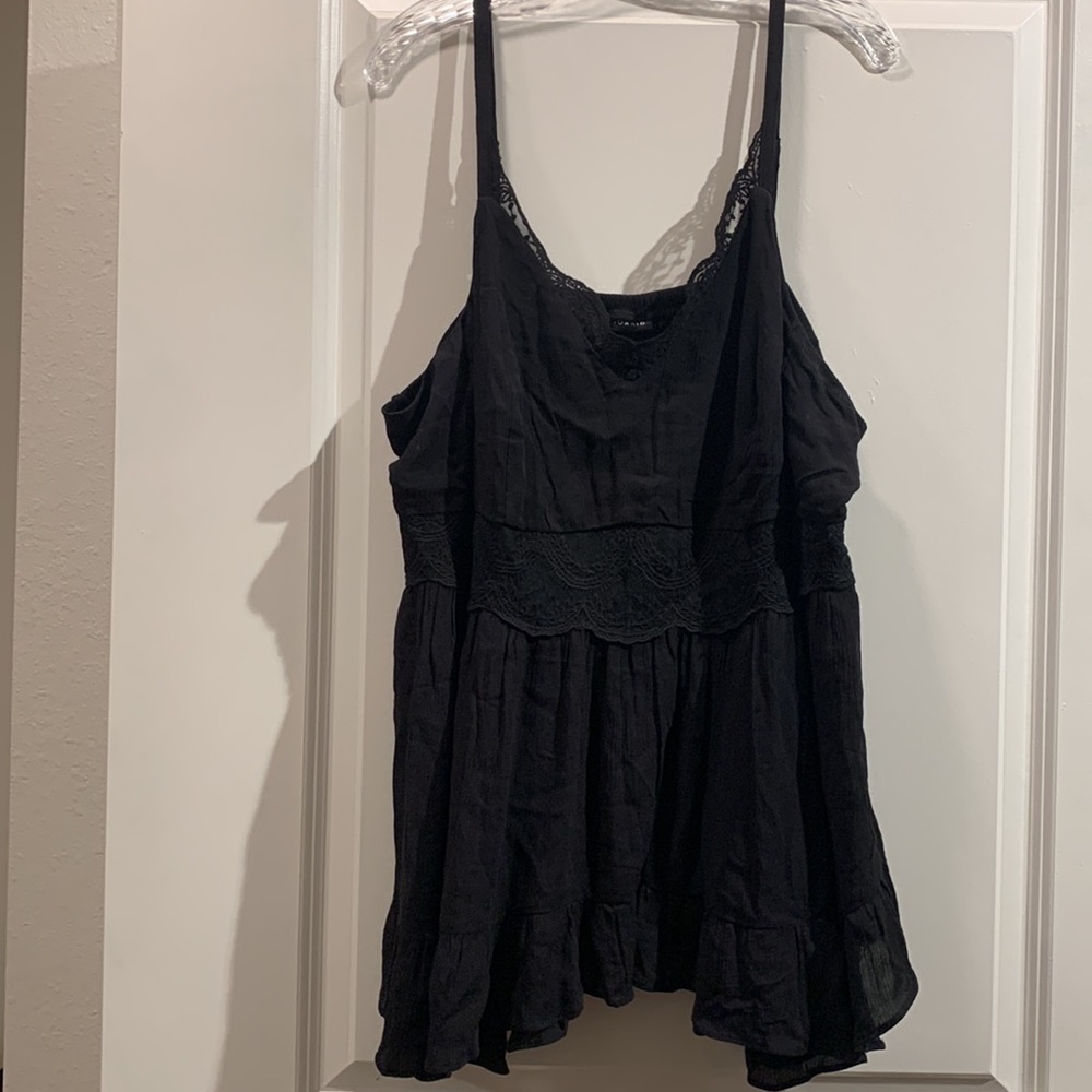 Black Baby doll tank top